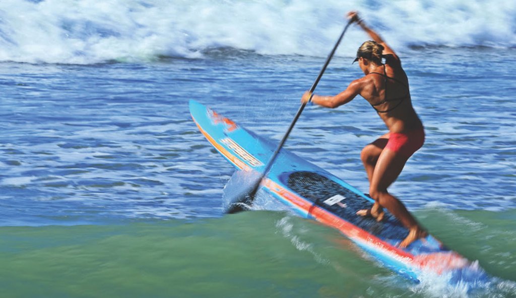 Annabel on a SUP