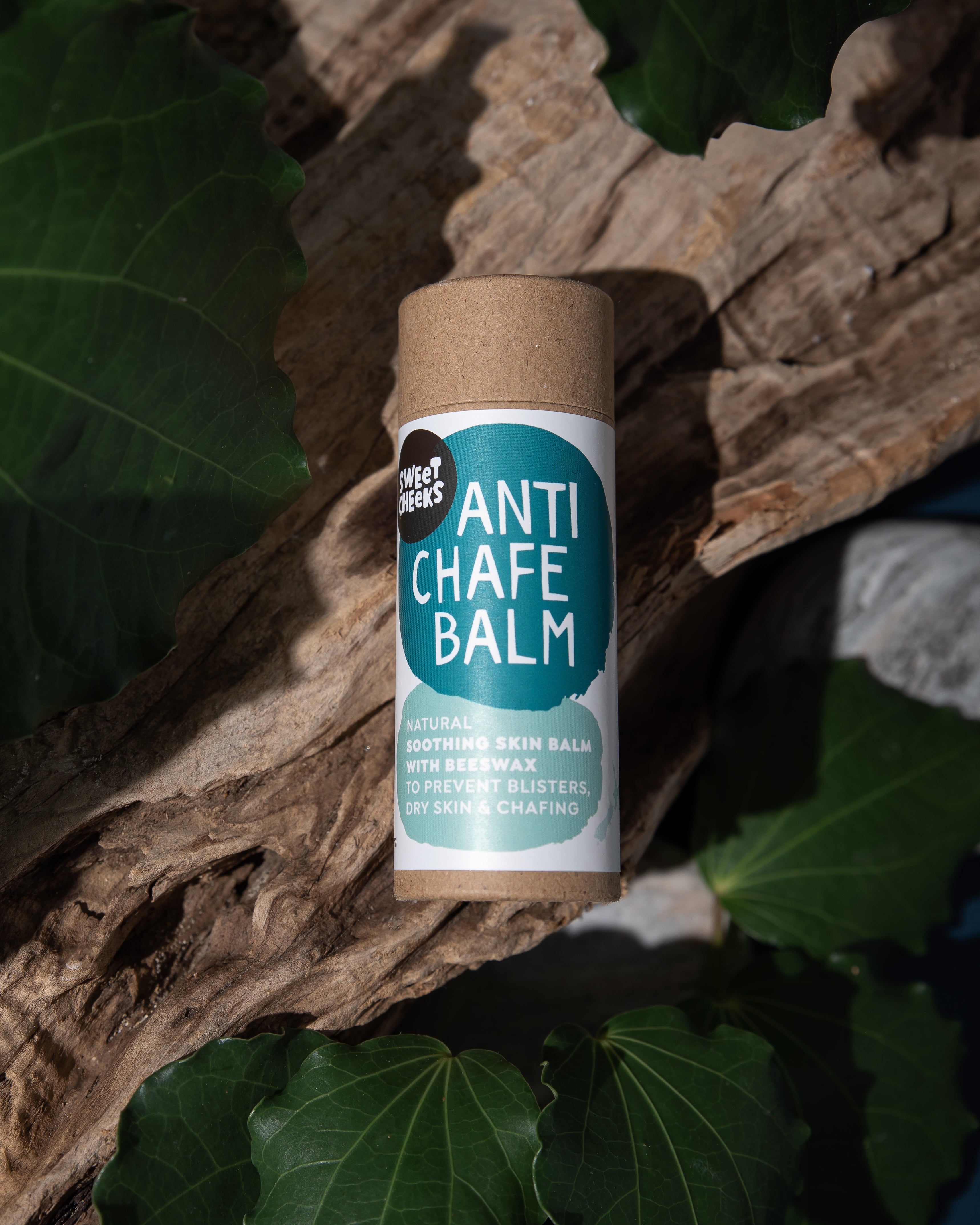 Anti Chafe Balm with wood and leaves